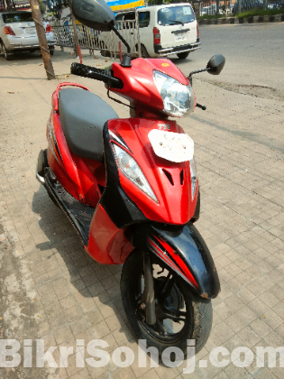 TVS Wego 110 cc Red colour 2018